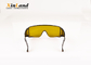 190~420&amp;850~1300nm κίτρινα γυαλιά ασφάλειας προστασίας ματιών λέιζερ για τη μηχανή λέιζερ YAG 1064nm και λέιζερ ινών