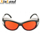 532nm πορτοκαλιά προστατευτικά δίοπτρα λέιζερ φακών αντι πράσινου φωτός γυαλιών Eyewear λέιζερ