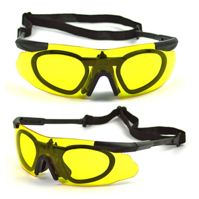 Κίτρινα φακών στρατιωτικά βαλλιστικά γυαλιά συνταγών γυαλιών στρατιωτικά