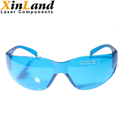 190~400nm&amp;600-700nm μπλε φακών λέιζερ προστασίας προστατευτικά δίοπτρα προστασίας λέιζερ γυαλιών UV και κόκκινα